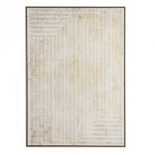 Tellura Hand Painted Canvas In Frame