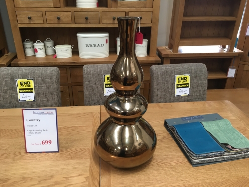 Gold Conical Vase