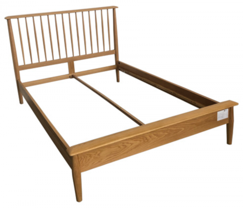 Stockholm Oak 5'0 King Size Bed