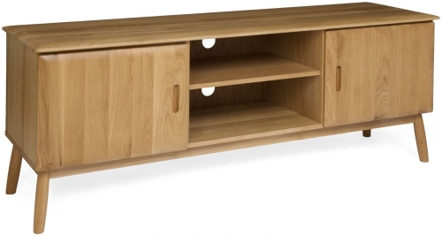 Stockholm Oak Large Tv Unit
