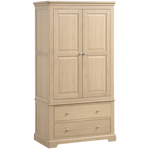 Middleton Oak Gents 2 Drawer Robe