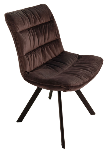 Bloomsbury Dining Chair - Grey Velvet