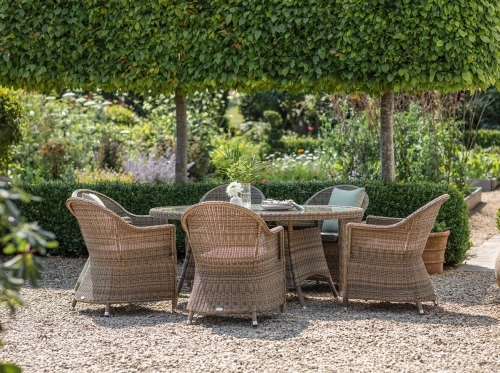 Bramblecrest Sahara Deluxe 6 Seat Dining Set